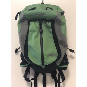 LL Bean kid size mini day pack.